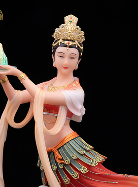 创世女神佛像补天大地之母汉白玉