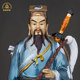 Copper household Lu Dongbin statue Chunyang real person ornaments