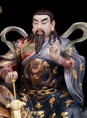 全铜真武大帝神像玄天上帝佛像
