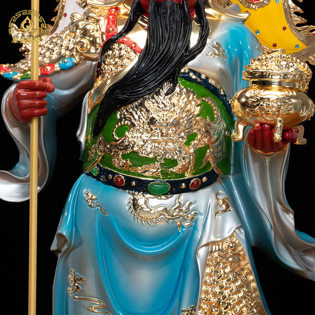 Pure copper living room Kowloon Guan Gong statue Guan Yu Guan Emperor