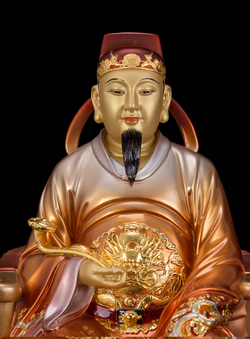 圣丰铜供奉中式书房文昌帝君神像