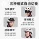 High-looking and non-colliding magnetic goggles riding helmet
