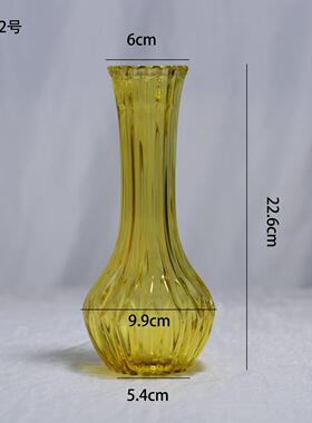 跨境欧式玻璃彩花透明涵梦水培小色花花干花插空桌面摆件