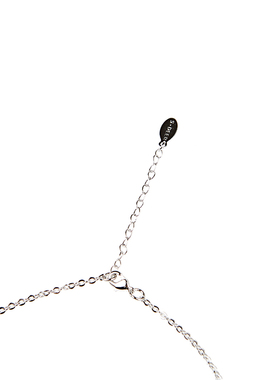 s.deer复古立体几何吊坠项链