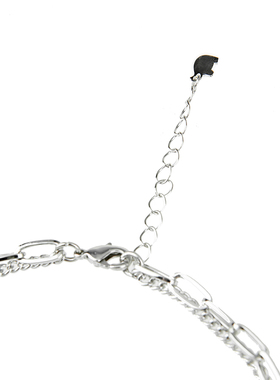 s.deer个性双层锁骨链吊坠项链