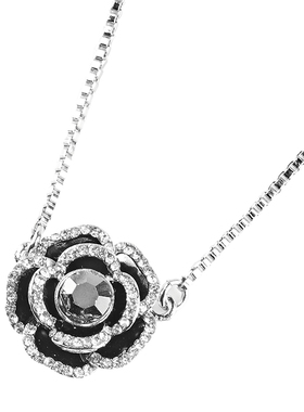 s.deer锁骨链复古项链双层吊坠