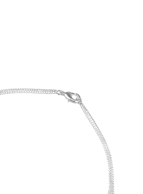 s.deer立体不规则吊坠双层项链