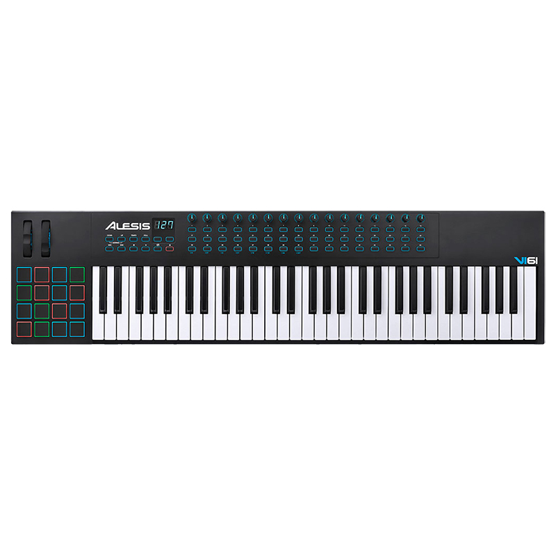 美国 爱丽希思 ALESIS VI61 音乐编作曲MIDI键盘半配重61键控制器 - 图3