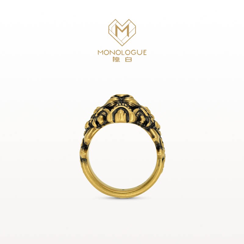 Chow Tai Fook Monologue Retro Gold Ring