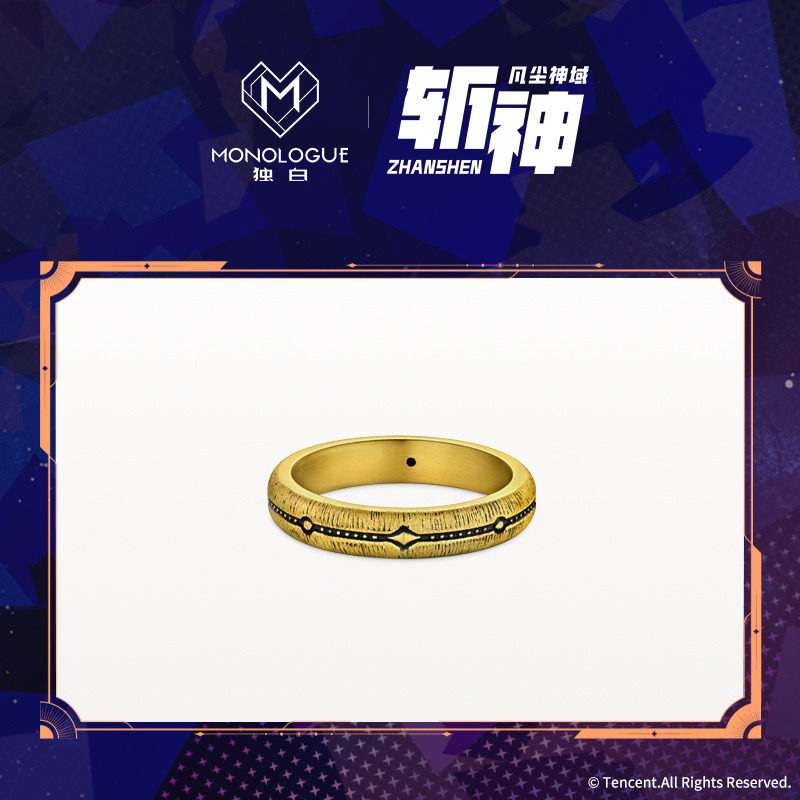 MONOLOGUE独白斩神系列复古黄金黑夜女神星月戒指MR2066送女友,淘宝优惠券,粉丝福利购,淘宝优惠卷