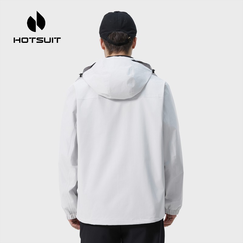 hotsuit后秀冲锋衣男女款2025冬季防风防水硬壳外套户外保暖风衣 - 图0
