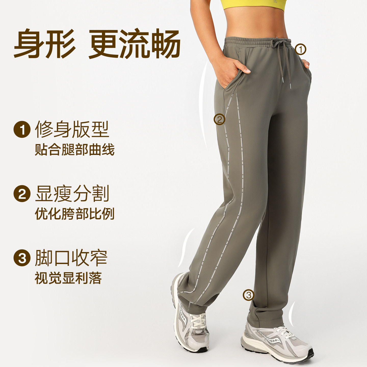 VfU喵喵绒跑步宽松裤休闲运动长裤抗静电高弹户外跑秋季保暖显瘦,淘宝优惠券,粉丝福利购,淘宝优惠卷