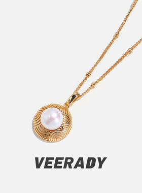 薇拉蒂S925纯银天然淡水珍珠项链