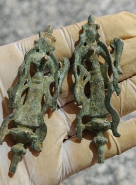 铁壳锈插佛 藏式尼泊尔复古观音铜佛 老铜老模,单个价格