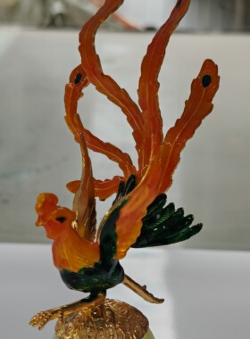 新品老铜包浆龙凤呈祥摆件实物拍摄按图发货