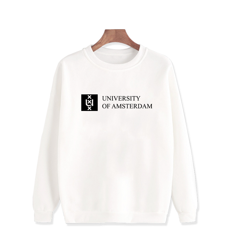 University of Amsterdam阿姆斯特丹大学校服圆领卫衣青少年班服 - 图0