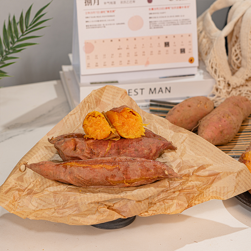 极客农场山东蜜薯烟薯25号农科院糖心地瓜红薯新鲜番薯香甜流油 - 图2