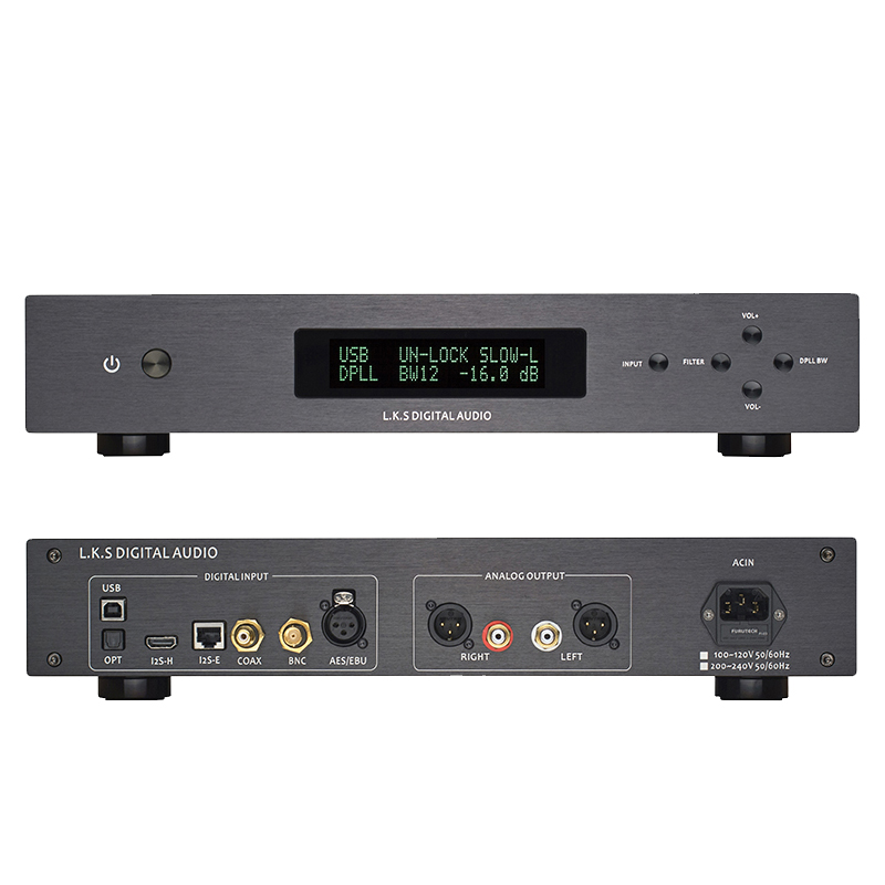 沐声LKS Audio MH-DA004 双ES9038pro芯片解码器DAC DSD新旗舰版 - 图0