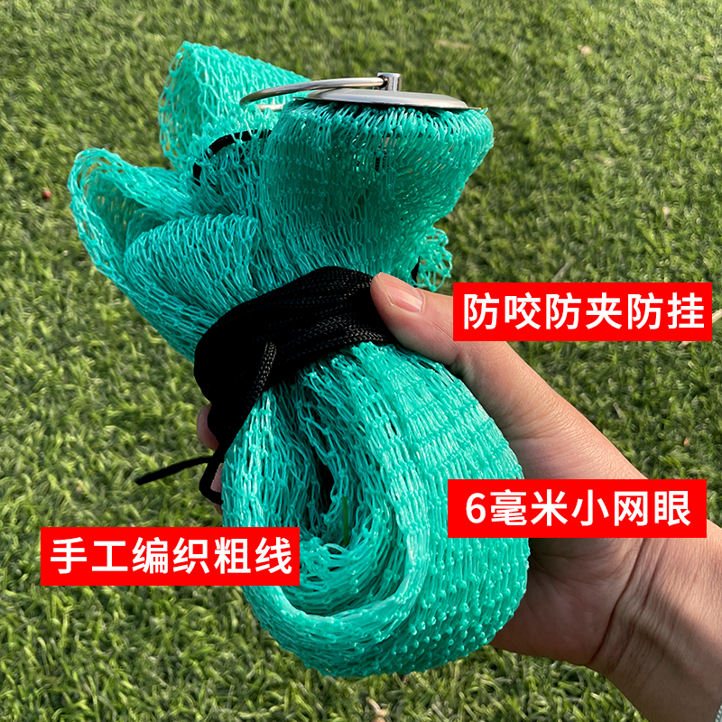 大力马鱼护网编织粗线鱼护网兜胶丝鱼护便携鱼网折叠束口装鱼网袋 - 图2