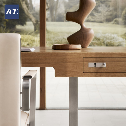 AIVTAI/设计师家具北欧经典艺术实木书房书桌CH110 | Desk/办公桌 - 图1