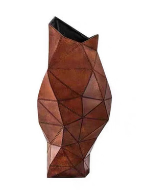 简约现代抽象果盘花艺几何餐桌花瓶摆板房家居客厅饰品摆件样板间