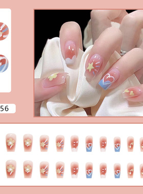 穿戴甲甲片成品24片贴片