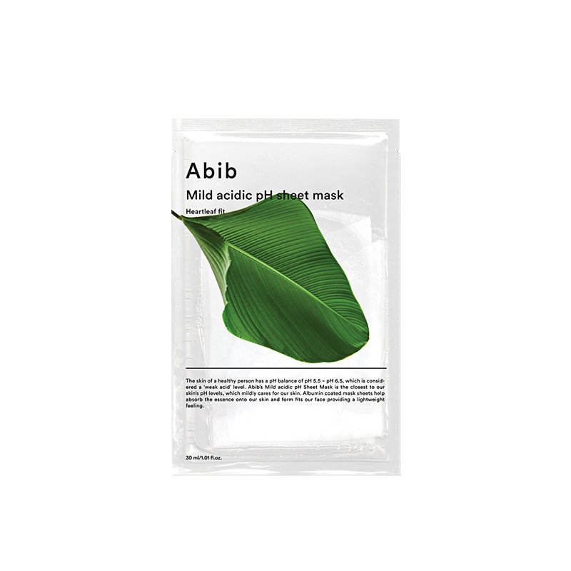 韩国abib阿彼芙弱酸性ph鱼腥草面膜 科丝美诗贴片面膜