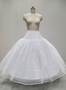 莎娅6钢2纱裙撑撑裙婚纱礼服用