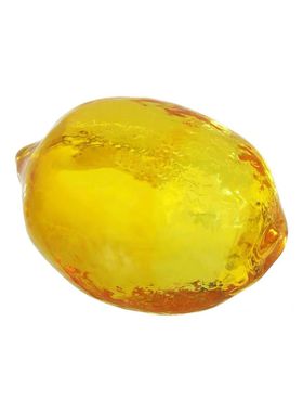 创意复古琉璃柠檬摆件家用欧式仿真水果精致镇纸礼品