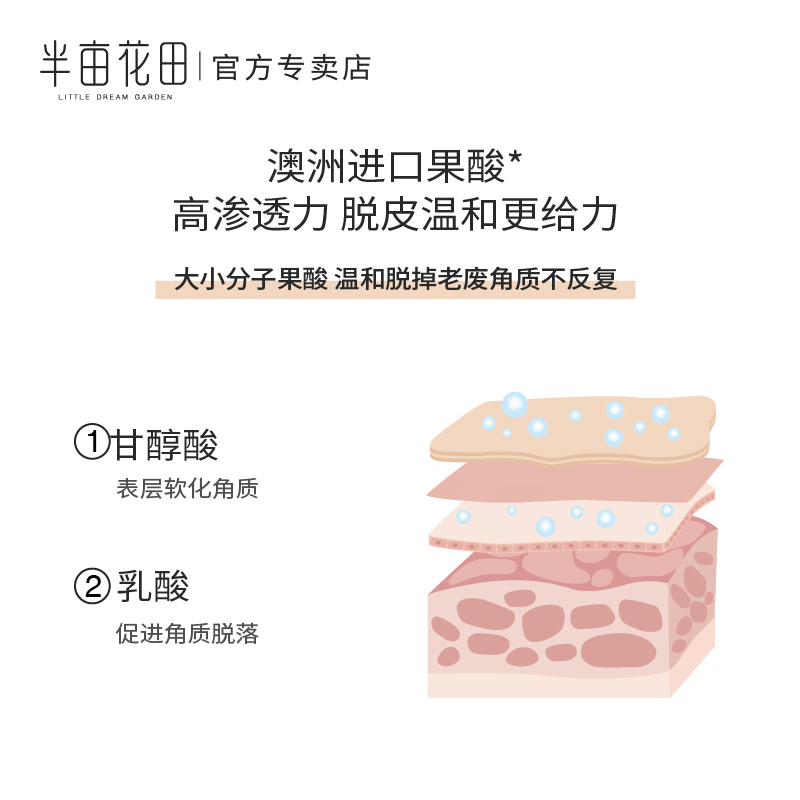 半亩花田颐美国度专卖店半亩花田脚膜去死皮老茧嫩白保湿脚部嫩脚后跟干裂去角质脱皮足膜1