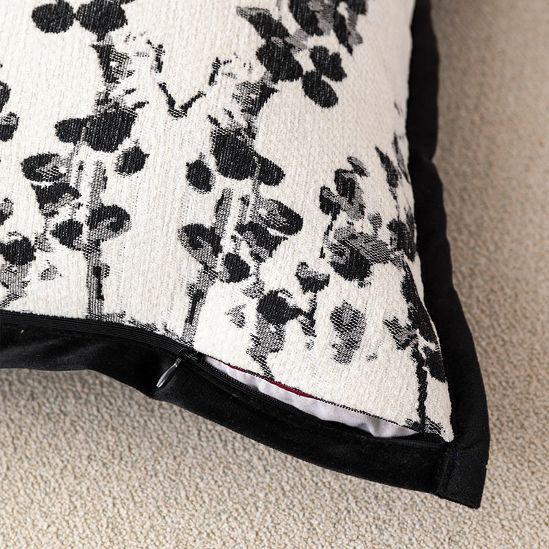 轻奢黑白色沙发抱枕套ins简约客厅靠枕床头靠床上靠背小香风,淘宝优惠券,粉丝福利购,淘宝优惠卷