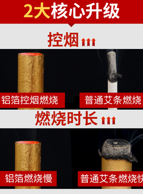 雷火灸无烟祛湿粗艾条