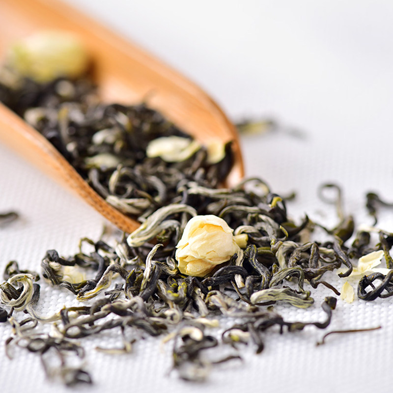 天福茗茶 玉露飘香 飘雪茉莉花茶浓香型 四川花茶散装罐装100g,淘宝优惠券,粉丝福利购,淘宝优惠卷