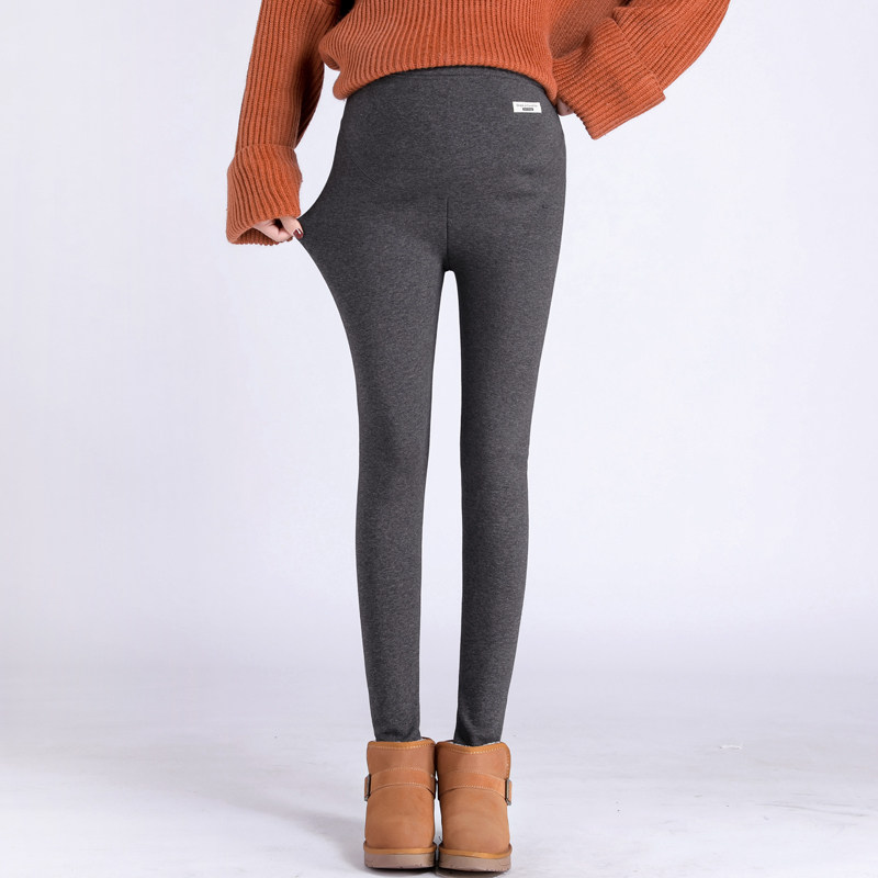 孕妇外穿托腹保暖棉裤加绒孕妇裤子 酷贝尔母婴孕妇打底裤