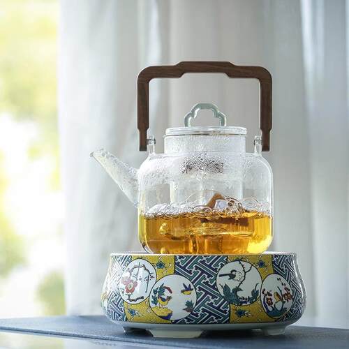 【禾器官方店】禾器煮茶壶雅韵壶耐高温电陶炉煮茶器具泡茶烧水壶 - 图0
