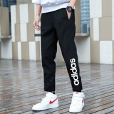 Adidas, осенние тонкие штаны, свободный прямой крой