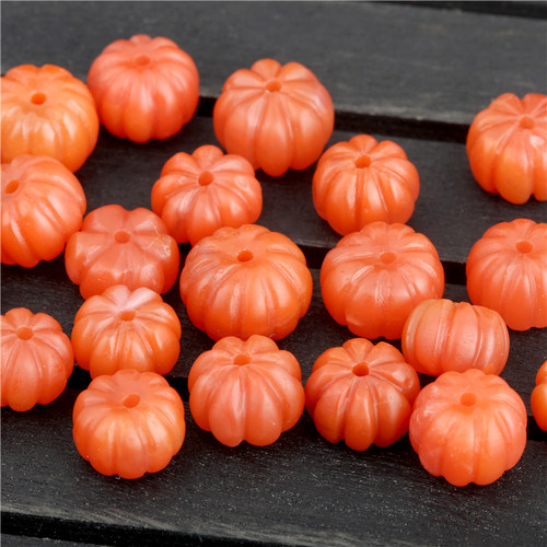 纯天然云南保山南红玛瑙南瓜珠隔珠散珠配珠顶珠腰珠半成品DIY - 图2