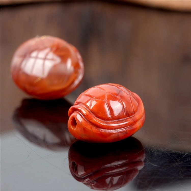 天然南红玛瑙乌龟壳背云富甲天下通孔吊坠金刚星月菩提佛珠手串配,淘宝优惠券,粉丝福利购,淘宝优惠卷