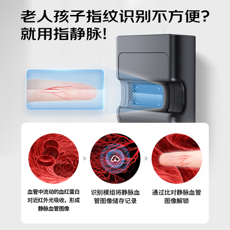 星月神3D人脸识别智能门锁指纹锁家用防盗电子密码锁指静脉智能锁 - 图1