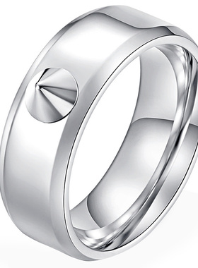 指环防狼戒指钨钢简约潮人钛钢
