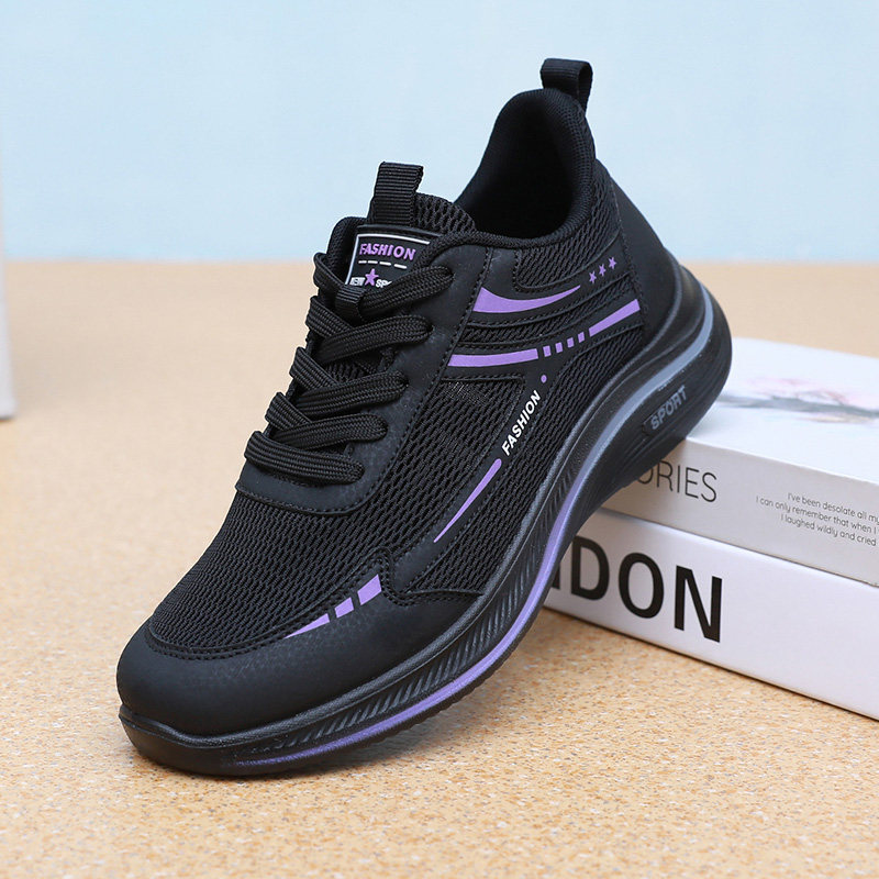 布瑞京68823运动跑步网面鞋女鞋软底低帮系带妈妈鞋夏季网鞋,淘宝优惠券,粉丝福利购,淘宝优惠卷