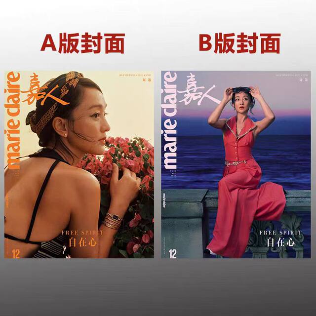 计入销量 嘉人marieclaire杂志2025年12月封面井柏然/周迅/陈坤/刘诗诗/汤唯/孙俪/林志玲/章子怡/王嘉尔/李宇春/周冬雨/蔡依林
