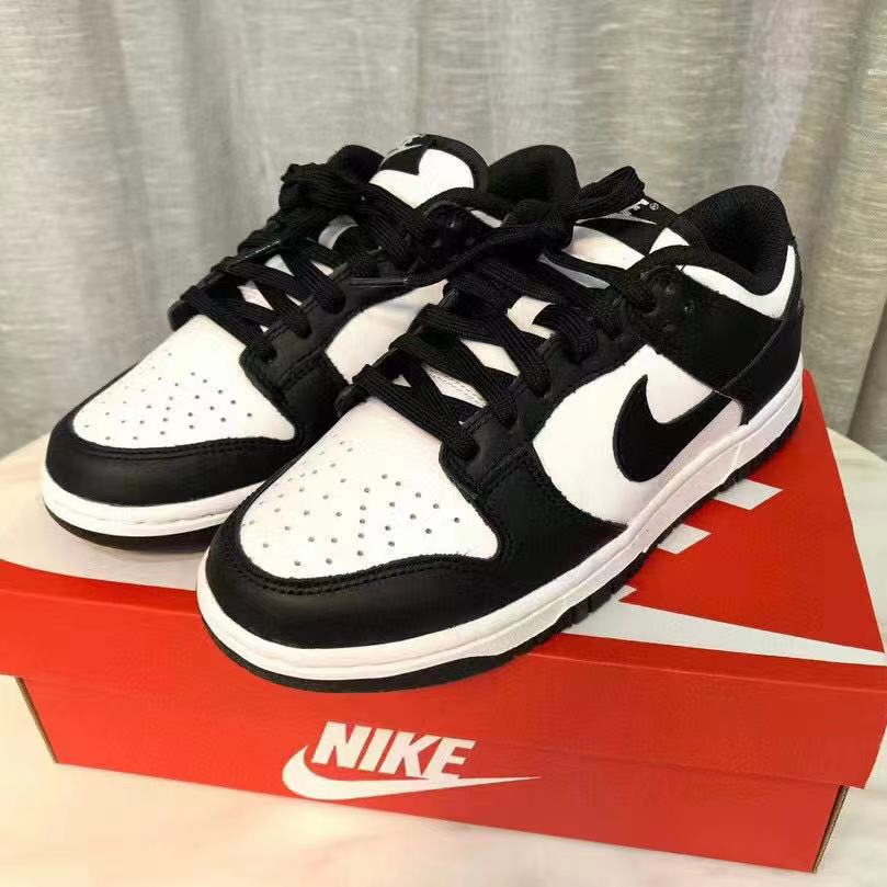 Nike/耐克 Dunk Low Photon Dust男女黑白熊猫Dunk板鞋DD1391-100 - 图1