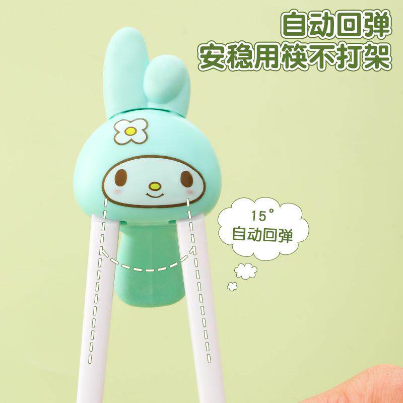 儿童筷子学吃饭虎口学习筷宝宝训练筷婴童练习一段卡通辅食筷纠正