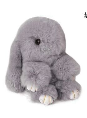 Rabbit Fur Cute Bunny Pom Ball Doll Toy Keychain Cute Handba