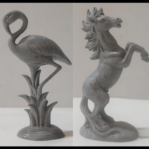 精雕油泥动物雕塑艺术作品美国油土泥雕泥塑手工雕刻模型制作定做 - 图2