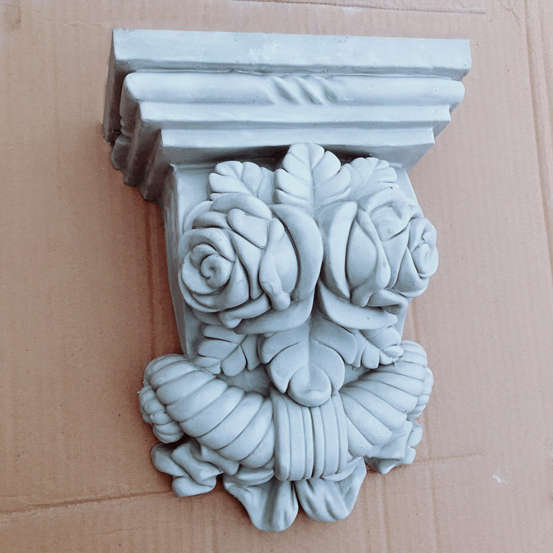 欧式石膏梁托垭口壁花现代简约门框雕花角花线条环保装饰材料造型