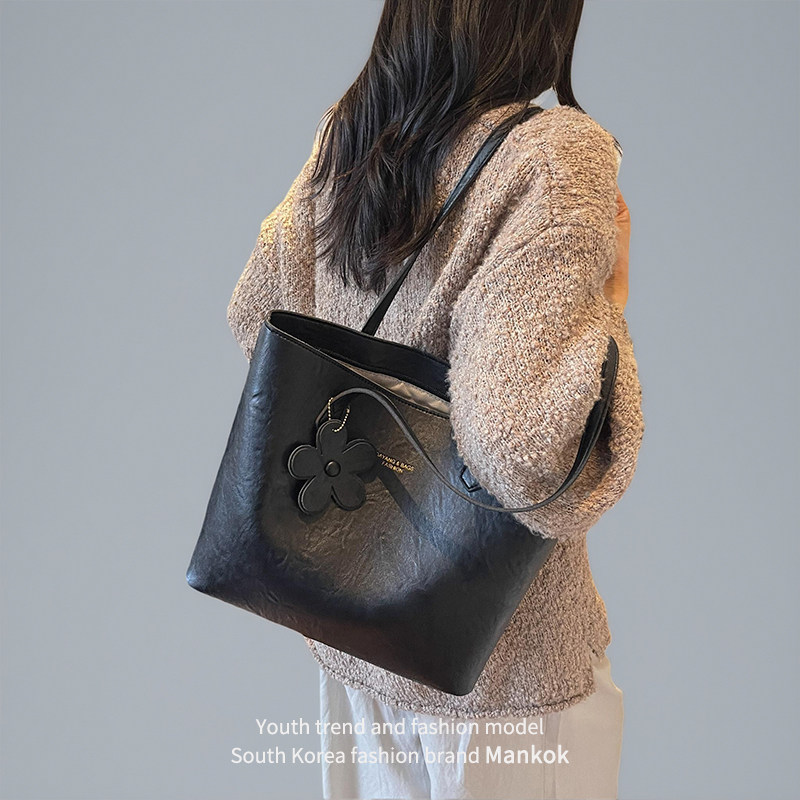 Mankok复古红色大包包女潮结婚新娘包伴娘包大容量通勤单肩托特包,淘宝优惠券,粉丝福利购,淘宝优惠卷