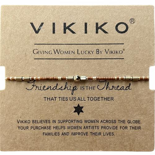 VIKIKO上岸智慧天然葡萄石小仙女星座学生小众小手链个性简约ins - 图1