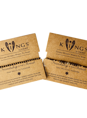 VIKIKO【幸运】串珠手作天然东陵玉珠串女生手链原创小众设计紫色